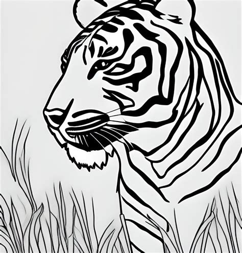 Tiger Coloring Page