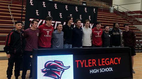 SIGNING DAY FOR TYLER LEGACY HIGH SCHOOL ATHLETES | Tyler Legacy High ...