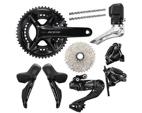 Shimano 105 R7170 Di2 Disc Groupset - 12 Speed | Merlin Cycles