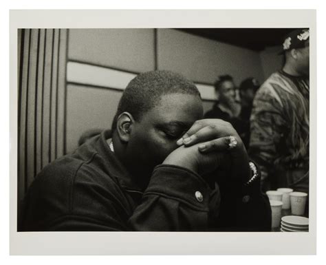 Biggie Smalls in profile, 1997, silver gelatin print signed by Sue Kwon ...