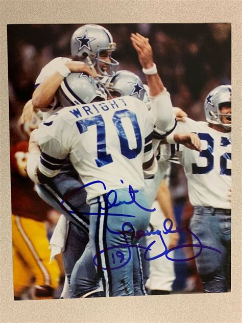 Clint Longley signed DALLAS COWBOYS 8 X 10 photo NICE!!! | eBay