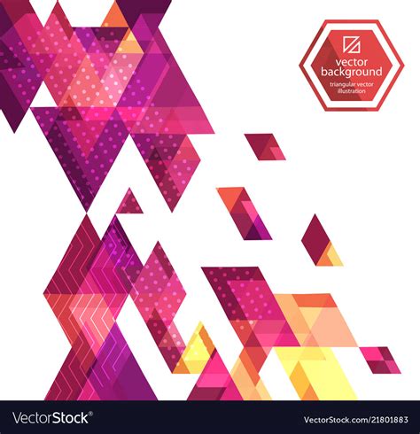 Abstract background with geometric Royalty Free Vector Image