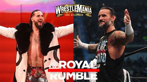 Royal Rumble 2023: "CM Punk vs. Seth Rollins at WM 39" - Twitter ...