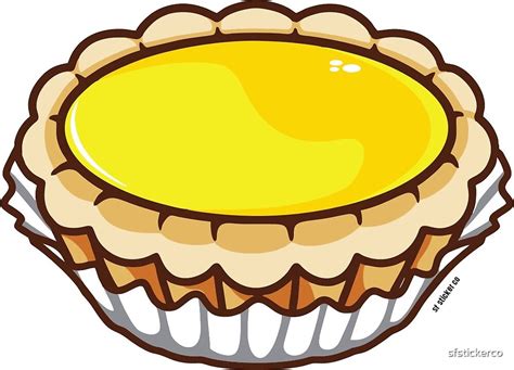 "Egg Tart Dim Sum" by sfstickerco | Redbubble