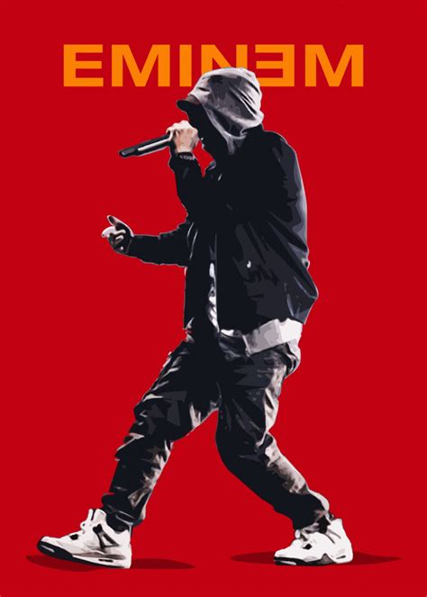 'Eminem ' Poster by Ahmad Hanafi | Displate in 2021 | Eminem poster, Eminem, Eminem wallpapers