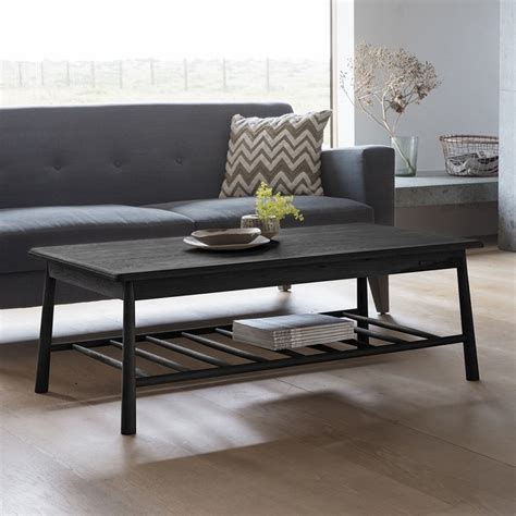 Wycombe Rectangle Coffee Table Black | Black Wooden Coffee Tables