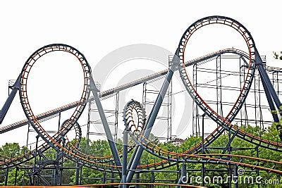 Loops On Roller Coaster Royalty Free Stock Photography - Image: 2643067