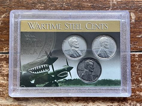 1943 ww Ii Wartime Steel Penny Complete Sets P/D/S in Sturdy Case - Etsy