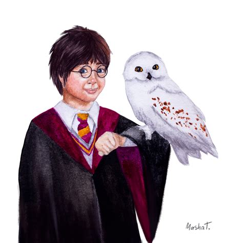 Watercolor Harry Potter on Behance