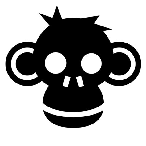 Monkey icon | Game-icons.net