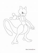 Pokemon Mewtwo Coloring Pages  2 Free Sheets 2021 sketch template