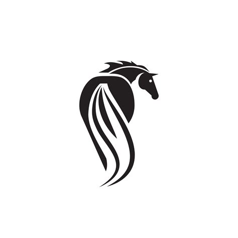 22+ White horse logo images ideas | runninghorsephoto