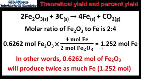 How To Find Theoretical And Percent Yield