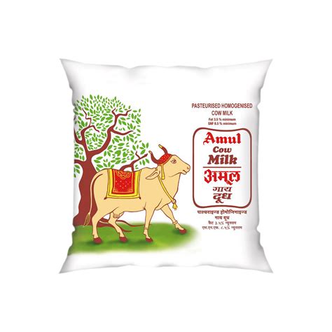 Amul Cow Milk Pouch- Milk & Dairy Products- Bakery & Dairy - Daily ...