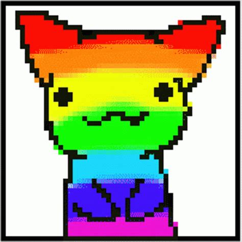 Cat Rainbow GIF - Cat Rainbow Lick - Discover & Share GIFs