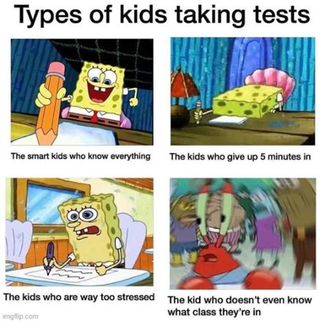 Image tagged in spongebob,test,kids,repost,memes,funny - Imgflip