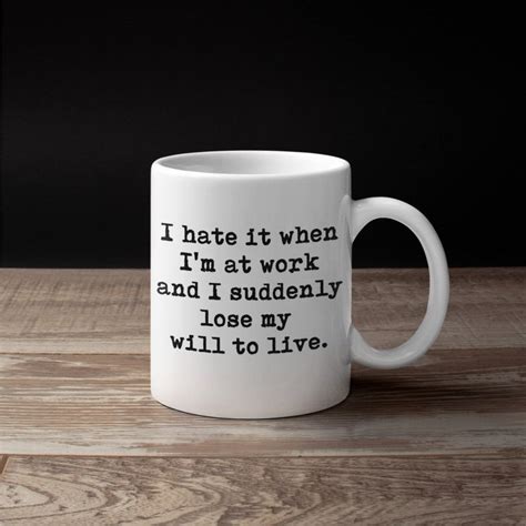 Sarcastic Coffee Mug Funny Work Mugs With Sayings - Etsy