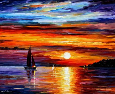 Leonid Afremov, oil on canvas, palette knife, buy original paintings ...