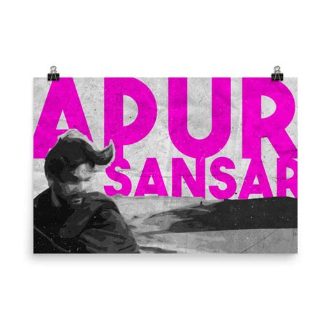 Apur Sansar Poster - Etsy