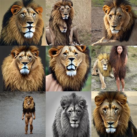 lion human hybrid | Stable Diffusion | OpenArt