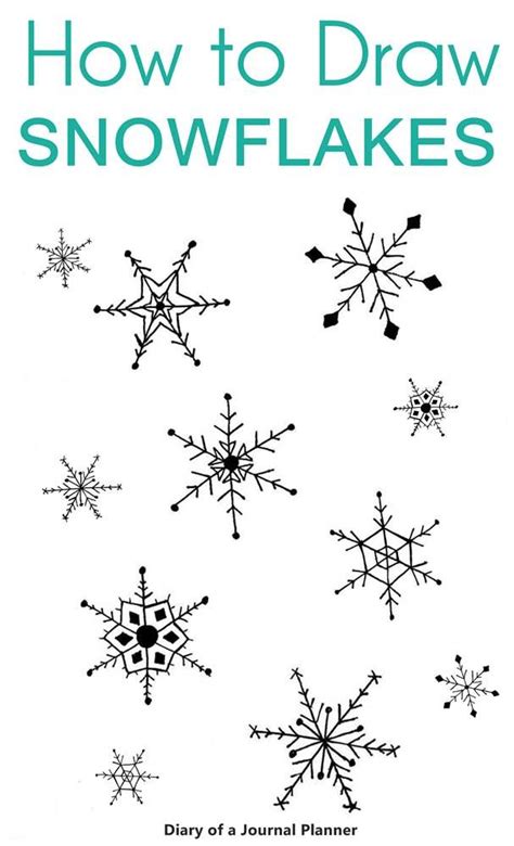 How To Draw A Simple Snowflake Step By Step – Warehouse of Ideas