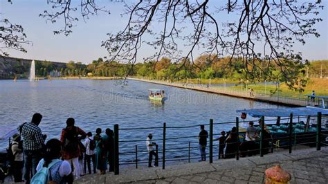 Mysore,Karnataka,India-February 12 2022: Tourists Enjoying Boat Trip ...