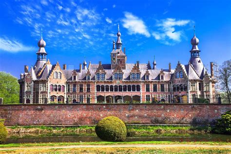 fairytale castles of Belgium series- Ooidonk, East Flanders | Stock ...