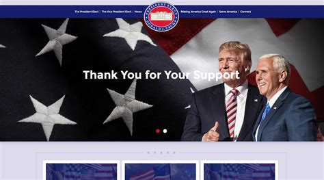 Donald Trump’s campaign slogan is now a transition website - The Boston ...