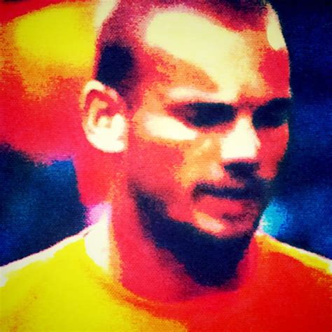 Wesley Sneijder today in The Arena ...