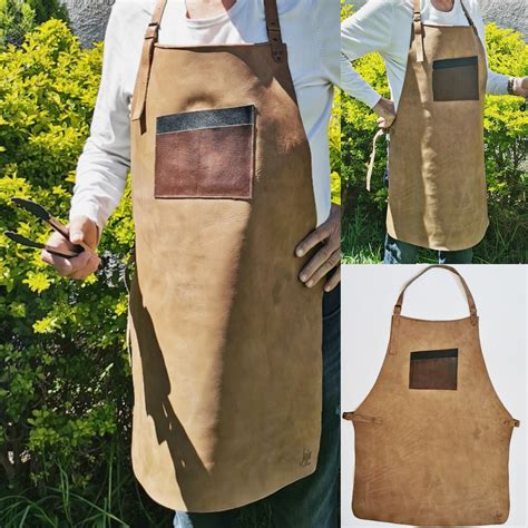 Heavy-duty Work Leather 101 Apron for BBQ | Etsy