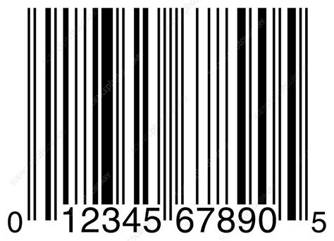 UPC-A Barcode - Stock Image - C027/9295 - Science Photo Library