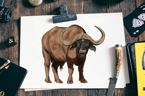 Buffalo Animal Drawing