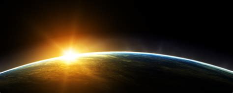 Sunrise Over Earth - HD Space Wallpaper