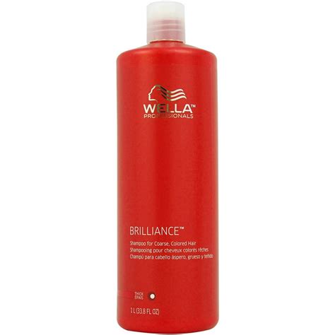 Wella - Wella Brilliance Shampoo For Coarse Colored Hair, 33.8 Oz ...