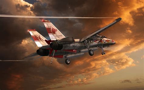 Download Military Grumman F-14 Tomcat HD Wallpaper