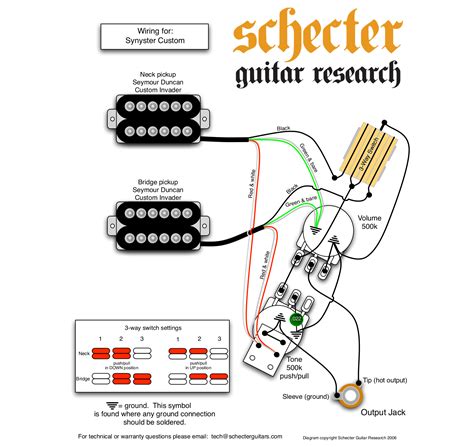 Schecter Diamond Series Wiring Diagram - Wiring Diagram Pictures