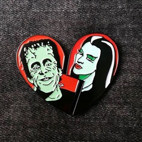 Complete me Bag Pins, The Munsters, Horror Icons, Soft Enamel Pins, Pin ...