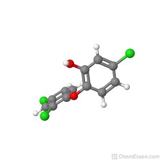 Triclosan Structure - C12H7Cl3O2 - Over 100 million chemical compounds ...