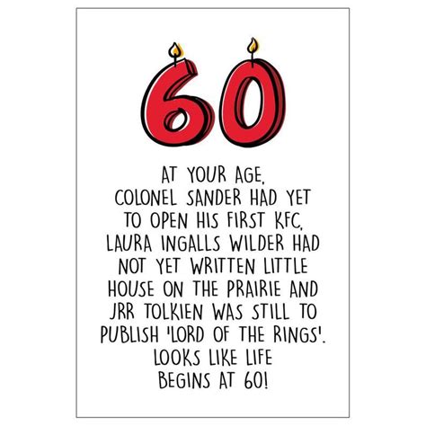 Funny 60th birthday quotes – Artofit