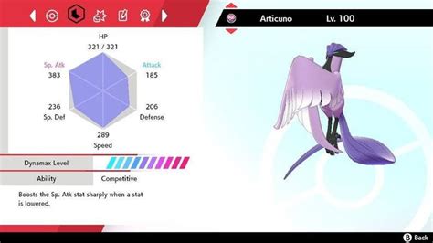 Galarian Articuno Sword and Shield Perfect Stats 100% | Etsy