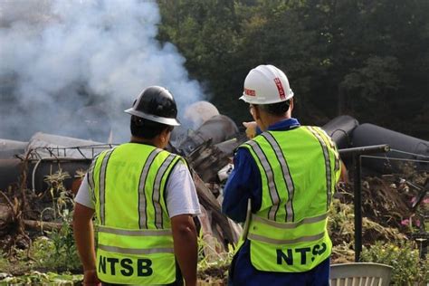 NTSB issues 6 safety recommendations following investigation of train derailment, hazardous ...