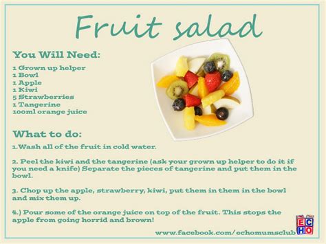 #ECHO Easy recipes for kids to make for Mum Liverpool Echo #fast fruit salad recipe #Fast Easy ...