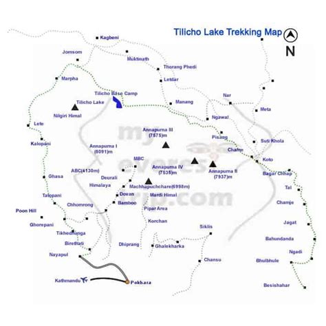 Tilicho Lake Trekking - Itinerary, Map, Cost, Guide, - Tilicho Trek Routes