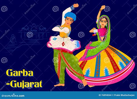 Dance Gujarat Stock Illustrations – 786 Dance Gujarat Stock ...