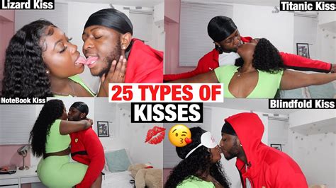 25 TYPES OF KISSES!! 💋 PART 2 - YouTube