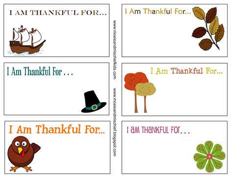 Moxie and Mischief Blog: Freebies: Thanksgiving Thankful Card ...