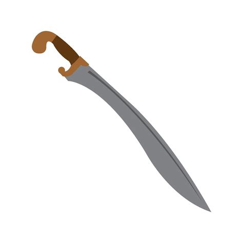 falcata sword icon illustration design template 45742153 Vector Art at ...