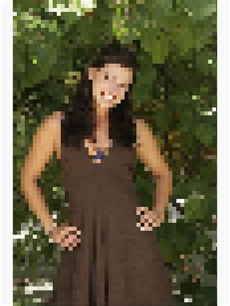 "Parvati Shallow (Survivor: Cook Islands) Pixelated " Sticker for Sale ...