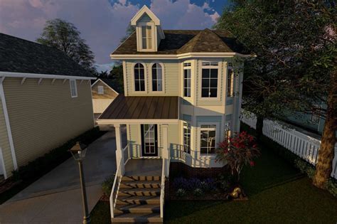 House Plan 963-00230 - Victorian Plan: 1,256 Square Feet, 2 Bedrooms, 2.5 Bathrooms | Victorian ...