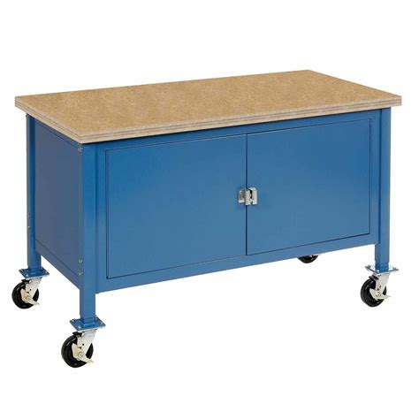 Mobile Work Bench | Mobile Cabinet Workbenches | Global Industrial™ 72 x 30 Mobile Workbench ...